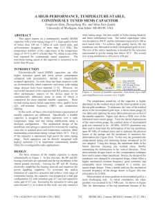 a high-performance, temperature-stable, continously tuned