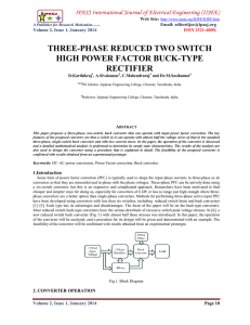 THREE-PHASE REDUCED TWO SWITCH HIGH POWER FACTOR