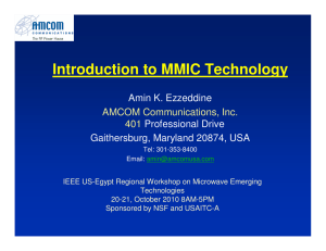 Introduction to MMIC Technology