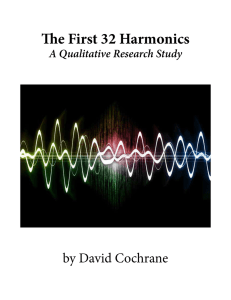 The First 32 Harmonics - Cosmic Patterns Software