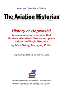 History or Hogwash? - The Aviation Historian
