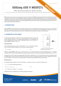 Utilizing 650 V MOSFETs