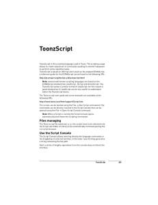 ToonzScript manual