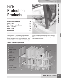 Fire Protection Products