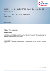 ILD2111 - Digital DC/DC Buck Controller IC ILD2111 Evaluation