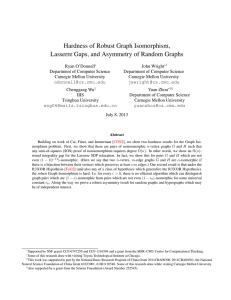 Hardness of Robust Graph Isomorphism, Lasserre Gaps, and