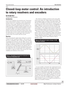 Closed-loop motor control: An introduction to rotary resolvers and