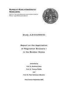 General Report Study JLS/C4/2005/03