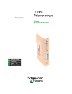 Passerelle DeviceNet / Modbus RTU LUFP9