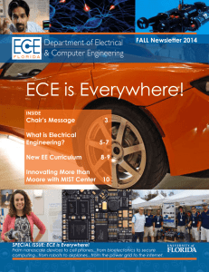 Fall 2014 Newsletter ECE is Everywhere