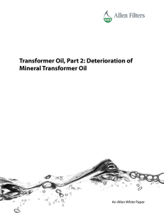 Transformer Oil, Part 2: Deterioration of Mineral Transformer Oil
