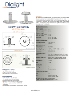 Vigilant® LED High Bay - Shaffer