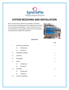 system receiving and installation