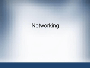 Networking - IS120 Course Website