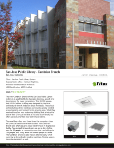 San Jose Public Library - Cambrian Branch