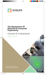 Department of Electrical and Computer Engineering Brochure