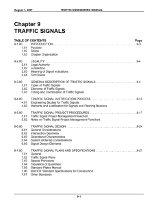 Chapter 9 TRAFFIC SIGNALS - Minnesota Department of