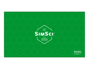 SimSci Simulation for Business Excellence. Schneider Electric