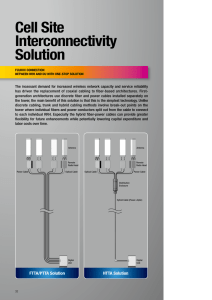 Cell Site Interconnectivity Solution