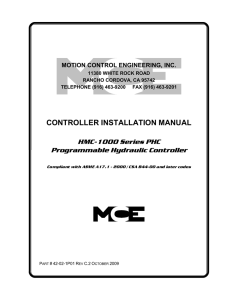 HMC-PHC Hydraulic (ASME 2000), 42-02-1P01 C2