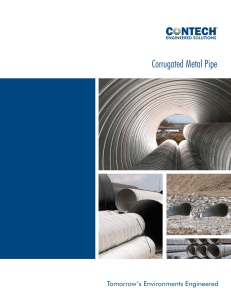 Corrugated Metal Pipe - Contech Engineered Solutions