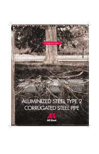 ALUMINIZED STEEL TYPE 2 CORRUGATED STEEL PIPE