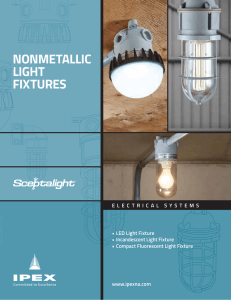 SceptaLight Nonmetallic Light Fixture Brochure