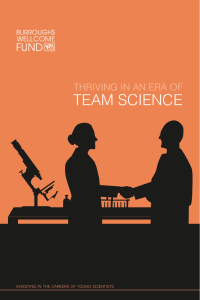 team science - Burroughs Wellcome Fund