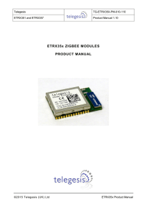 ETRX357/ETRX351 Product Manual