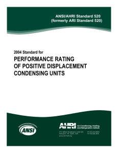 ANSI/AHRI Standard 520-2004