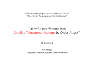 “Harmful Interference into Satellite Telecommunications by Cyber