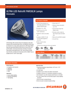 ULTRA LED Retrofit PAR30LN Lamps