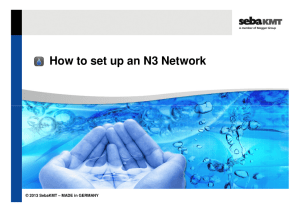 Step-by-step instruction for network installation