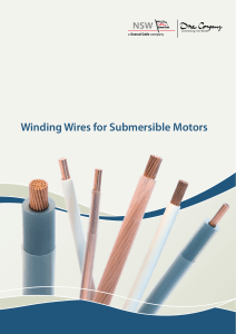 Winding Wires for Submersible Motors
