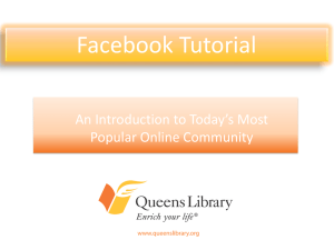 Facebook Tutorial