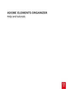 Elements Organizer Help and tutorials