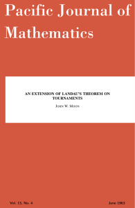 An extension of Landau`s theorem on tournaments