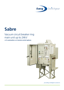 Vacuum circuit breaker ring main unit up to 24kV