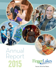 Annual Report 2015 - Finger Lakes Community College