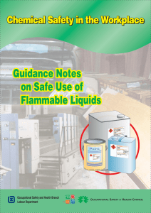 Chemical Safety in the Workplace - Guidance Notes on Safe Use of