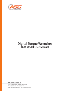 Digital Torque Wrenches