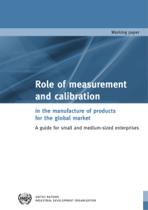 Role of measurement and calibration