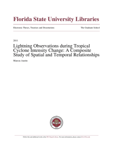 Lightning Observations During Tropical Cyclone Intensity