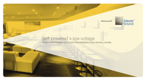 self-powered + low-voltage