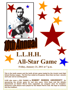 LLHH All-Star Game - Lincoln Land High School Hockey League