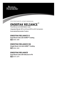 endotak reliance - Boston Scientific