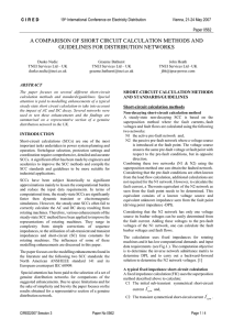 A Comparison of Short Circuit Calculation Methods and Guidelines