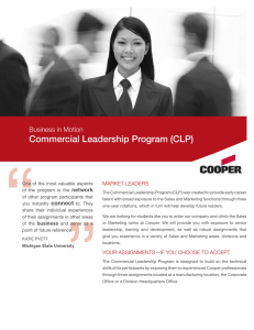 Commercial Leadership Program (CLP)