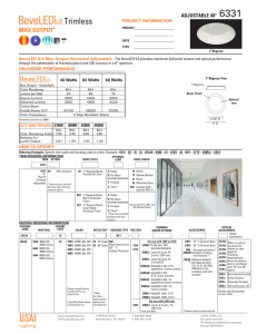 BeveLED® USAI® - USAI Lighting