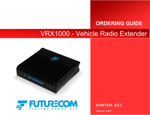 VRX1000 Ordering Guide